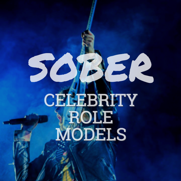 musician on stage - sober celebrity role models